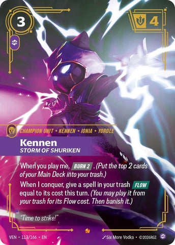 Kennen, Storm of Shuriken (113/166) [Vendetta] - The Mythic Store | 24h Order Processing