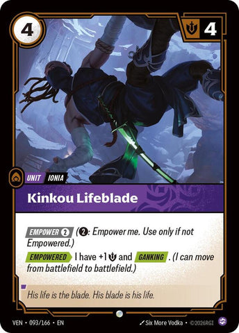 Kinkou Lifeblade (093/166) [Vendetta] - The Mythic Store | 24h Order Processing