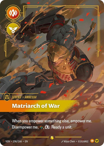 Ambessa - Matriarch of War (Overnumbered) (196/166) [Vendetta] - The Mythic Store | 24h Order Processing