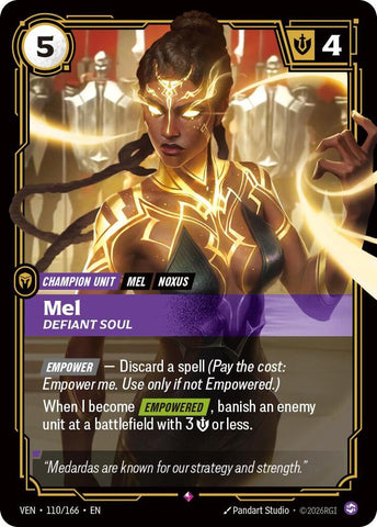 Mel, Defiant Soul (110/166) [Vendetta] - The Mythic Store | 24h Order Processing