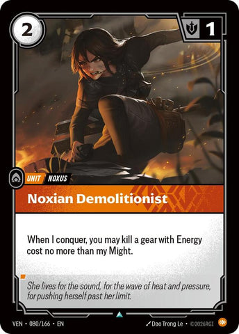 Noxian Demolitionist (080/166) [Vendetta] - The Mythic Store | 24h Order Processing