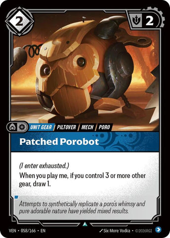 Patched Porobot (058/166) [Vendetta] - The Mythic Store | 24h Order Processing