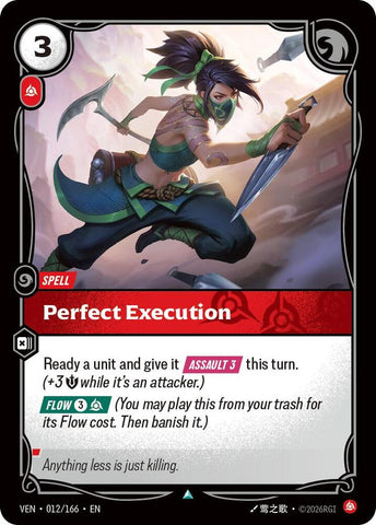 Perfect Execution (012/166) [Vendetta] - The Mythic Store | 24h Order Processing