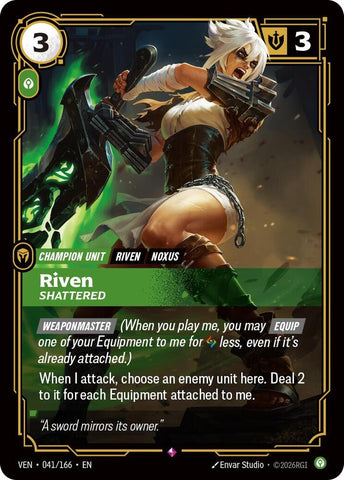 Riven, Shattered (041/166) [Vendetta] - The Mythic Store | 24h Order Processing