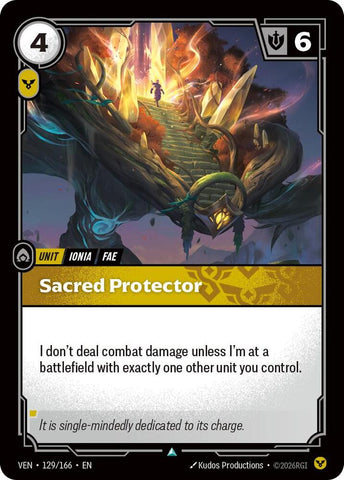 Sacred Protector (129/166) [Vendetta] - The Mythic Store | 24h Order Processing