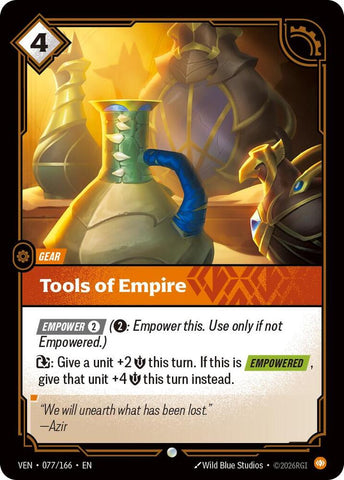 Tools of Empire (077/166) [Vendetta] - The Mythic Store | 24h Order Processing