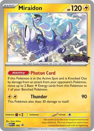 Miraidon (082) (Pitch Black Stamped) [Mega Evolution Promo] - The Mythic Store | 24h Order Processing