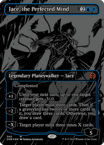 Jace, the Perfected Mind (Oil Slick Raised Foil) [Phyrexia: All Will Be One] - The Mythic Store | 24h Order Processing