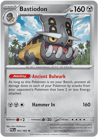 Bastiodon (062/084) (Deck Exclusive) [Mega Evolution: Pitch Black] - The Mythic Store | 24h Order Processing