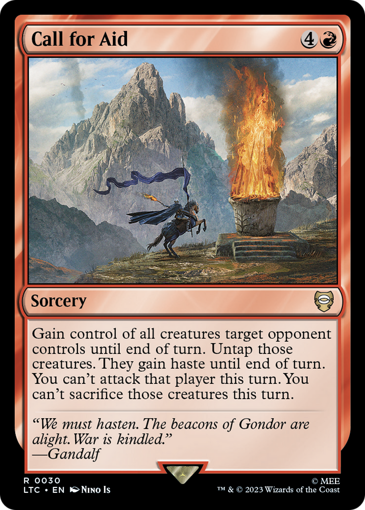 Call for Aid [The Lord of the Rings: Tales of Middle-Earth Commander] - The Mythic Store | 24h Order Processing