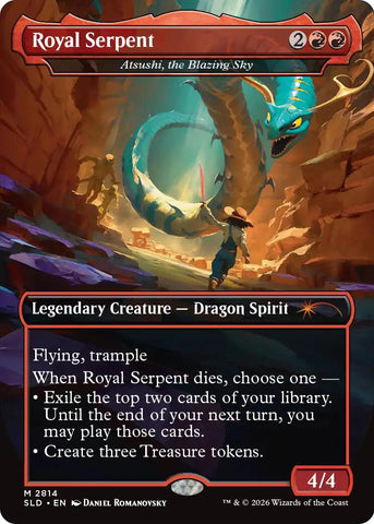 Royal Serpent - Atsushi, the Blazing Sky [Secret Lair Drop Series] - The Mythic Store | 24h Order Processing