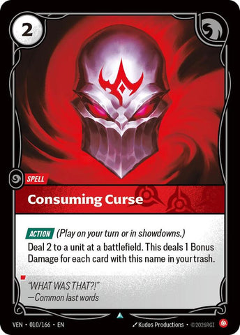 Consuming Curse (010/166) [Vendetta] - The Mythic Store | 24h Order Processing