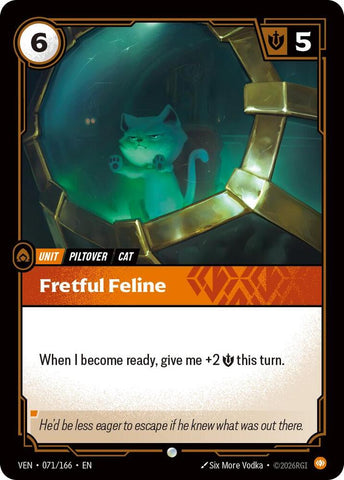 Fretful Feline (071/166) [Vendetta] - The Mythic Store | 24h Order Processing