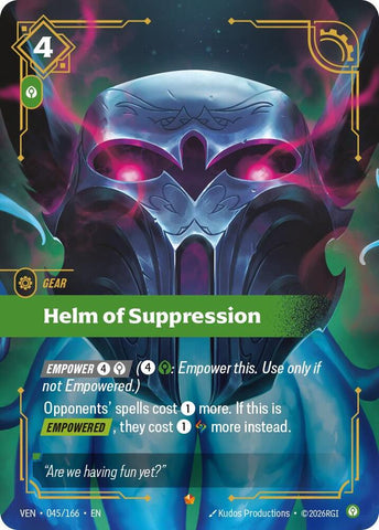 Helm of Suppression (045/166) [Vendetta] - The Mythic Store | 24h Order Processing