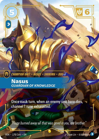 Nasus, Guardian of Knowledge (Overnumbered) (178/166) [Vendetta] - The Mythic Store | 24h Order Processing