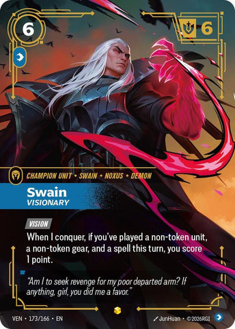 Swain, Visionary (Overnumbered) (173/166) [Vendetta] - The Mythic Store | 24h Order Processing