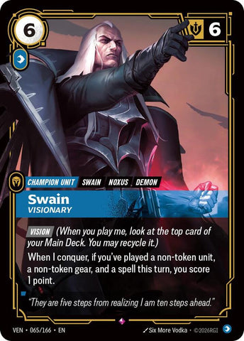 Swain, Visionary (065/166) [Vendetta] - The Mythic Store | 24h Order Processing