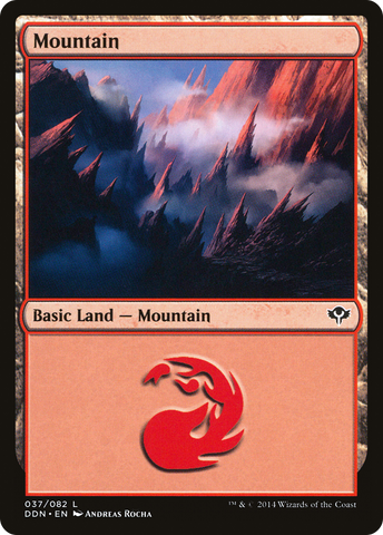 Mountain (37) [Duel Decks: Speed vs. Cunning] - The Mythic Store | 24h Order Processing