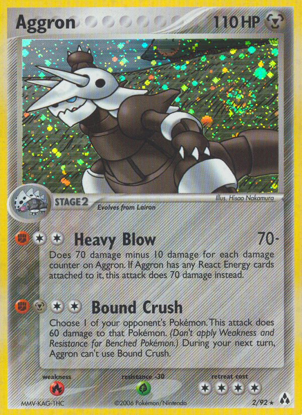 Aggron (2/92) [EX: Legend Maker] - The Mythic Store | 24h Order Processing
