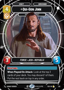 Qui-Gon Jinn - Influencing Chance (128) (128) [Galactic Championship 2026] - The Mythic Store | 24h Order Processing
