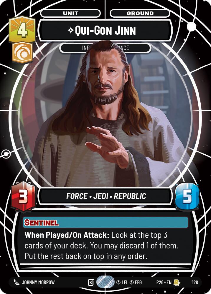 Qui-Gon Jinn - Influencing Chance (128) (128) [Galactic Championship 2026] - The Mythic Store | 24h Order Processing