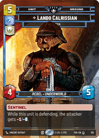 Lando Calrissian - Eyes Open (155) (Prize Wall) (155) (Foil) (155) [Galactic Championship 2026] - The Mythic Store | 24h Order Processing