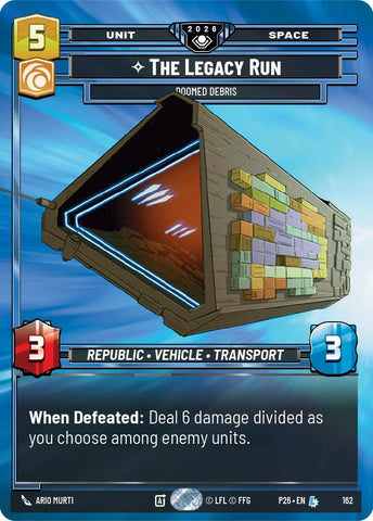 The Legacy Run - Doomed Debris (162) (Prize Wall) (Foil) (162) [Galactic Championship 2026] - The Mythic Store | 24h Order Processing