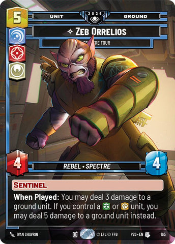 Zeb Orellios - Spectre Four (165) (165) [Galactic Championship 2026] - The Mythic Store | 24h Order Processing