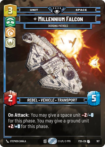 Millennium Falcon - Dodging Patrols (167) (167) [Galactic Championship 2026] - The Mythic Store | 24h Order Processing
