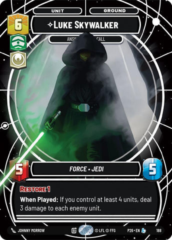 Luke Skywalker - Answering the Call (188) (188) [Galactic Championship 2026] - The Mythic Store | 24h Order Processing