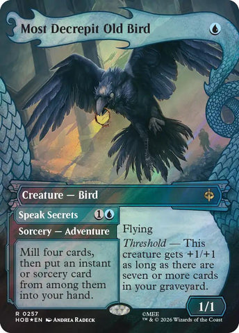 Most Decrepit Old Bird (Showcase) (Surge Foil) [The Hobbit] - The Mythic Store | 24h Order Processing