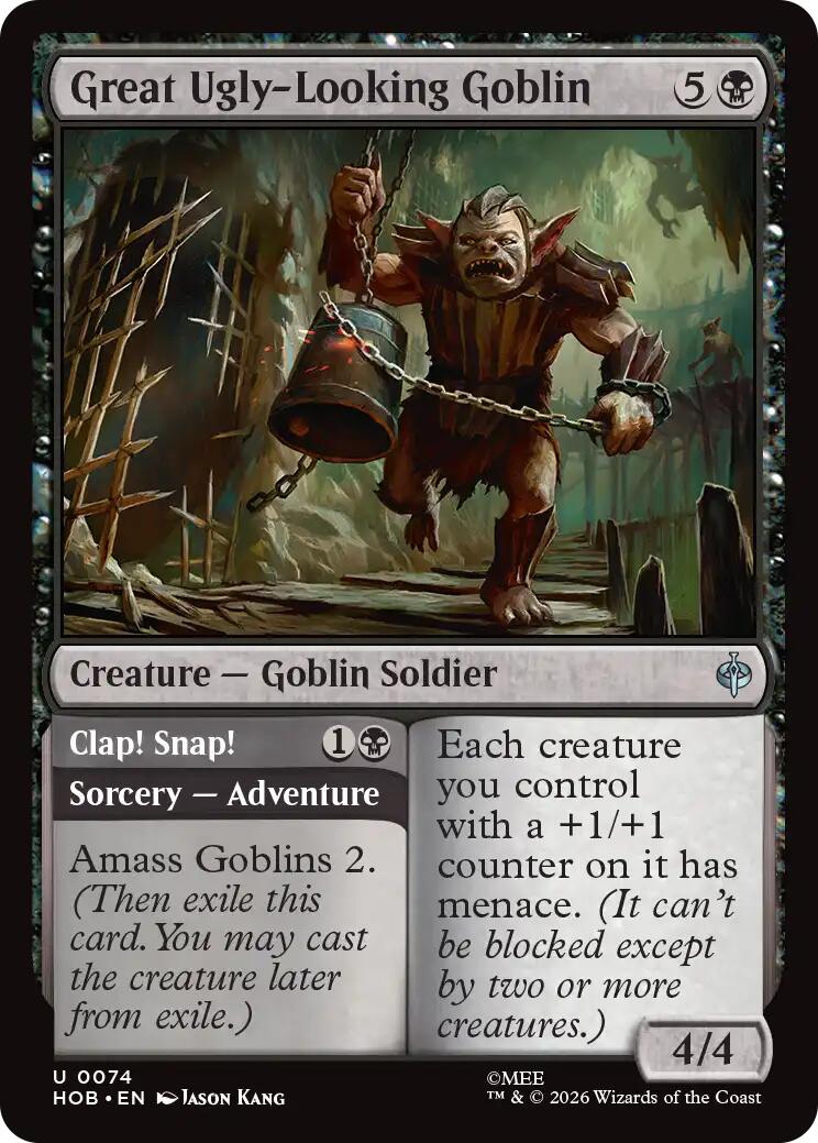 Great Ugly-Looking Goblin (Showcase) (Surge Foil) [The Hobbit] - The Mythic Store | 24h Order Processing