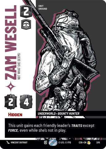 Zam Wesell - Not What She Seems (3/6) (3/6) [2026 Convention Exclusive] - The Mythic Store | 24h Order Processing