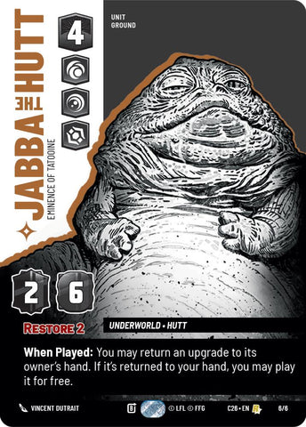 Jabba the Hutt - Eminence of Tatooine (6/6) (6/6) [2026 Convention Exclusive] - The Mythic Store | 24h Order Processing