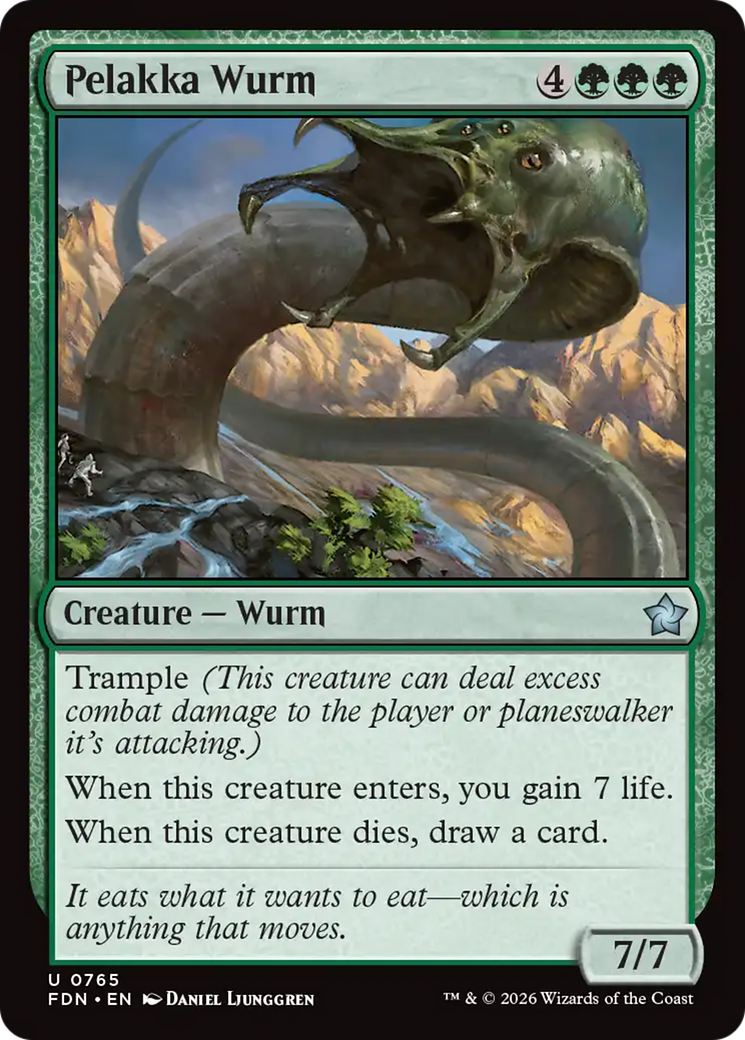 Pelakka Wurm (0765) [Foundations] - The Mythic Store | 24h Order Processing