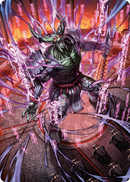 Hidetsugu, Devouring Chaos Art Card [Kamigawa: Neon Dynasty Art Series] - The Mythic Store | 24h Order Processing
