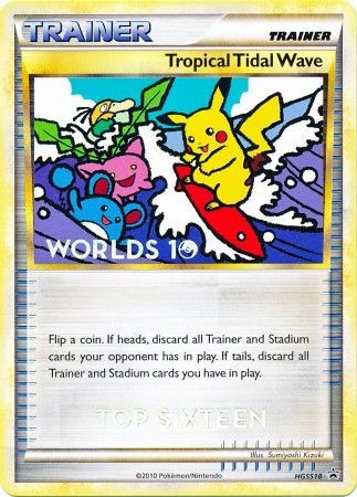 Tropical Tidal Wave (HGSS18) (Top 16) [HeartGold & SoulSilver: Black Star Promos] - The Mythic Store | 24h Order Processing