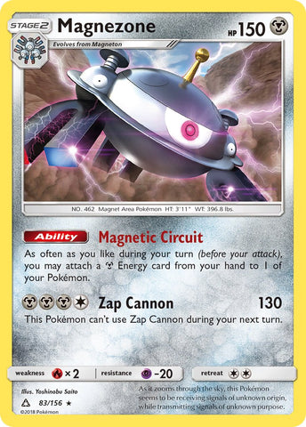 Magnezone (83/156) (Prerelease Kit Exclusive) (Theme Deck Exclusive) [Sun & Moon: Ultra Prism] - The Mythic Store | 24h Order Processing
