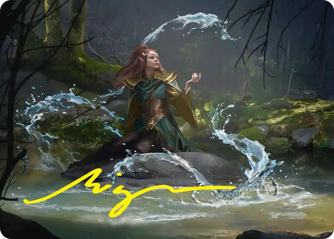 Mirkwood Meditator Art Card (Gold-Stamped Signature) [The Hobbit Art Series] - The Mythic Store | 24h Order Processing