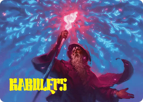 Wizard's Staff Art Card (Gold-Stamped Signature) [The Hobbit Art Series] - The Mythic Store | 24h Order Processing