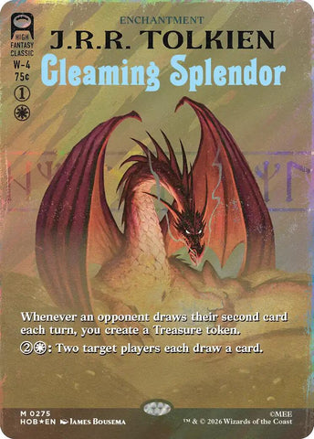 Gleaming Splendor (Borderless) (Surge Foil) [The Hobbit] - The Mythic Store | 24h Order Processing