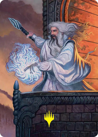 Saruman of Many Colors Art Card (Gold-Stamped) [The Hobbit Art Series] - The Mythic Store | 24h Order Processing