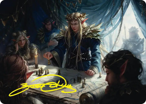 Thranduil the Strategist Art Card (Gold-Stamped Signature) [The Hobbit Art Series] - The Mythic Store | 24h Order Processing