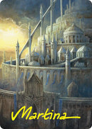 Minas Tirith Art Card (Gold-Stamped Signature) [The Hobbit Art Series] - The Mythic Store | 24h Order Processing