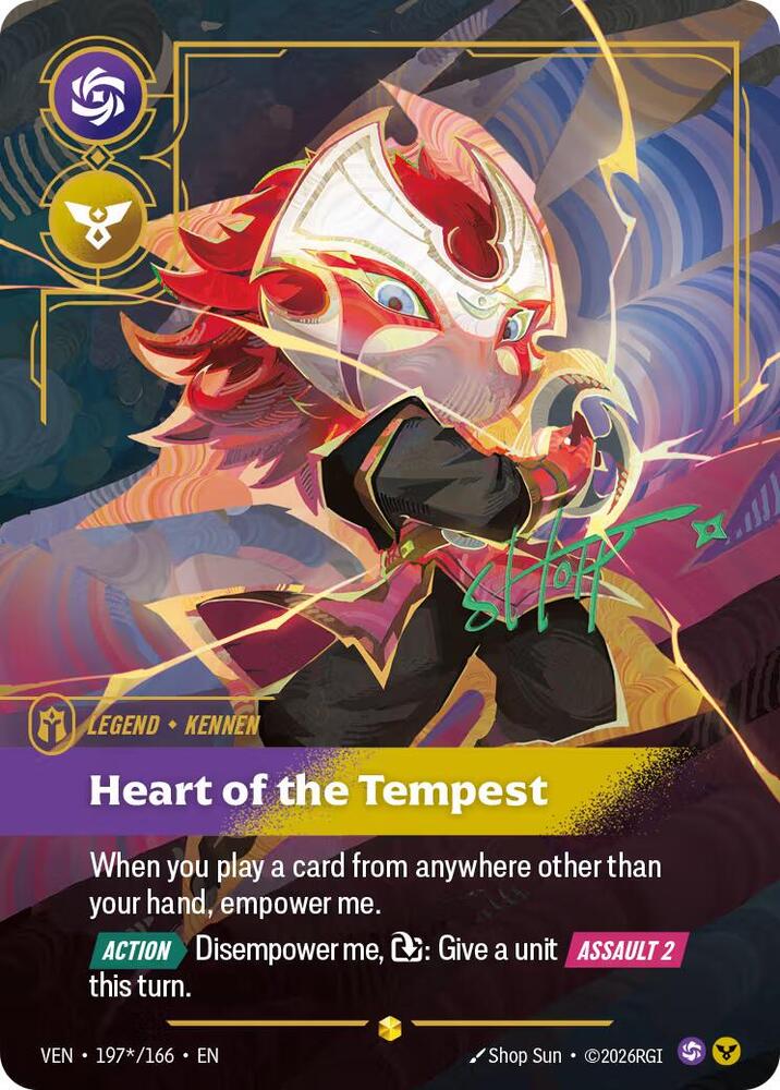 Kennen - Heart of the Tempest (Signature) (197*/166) [Vendetta] - The Mythic Store | 24h Order Processing