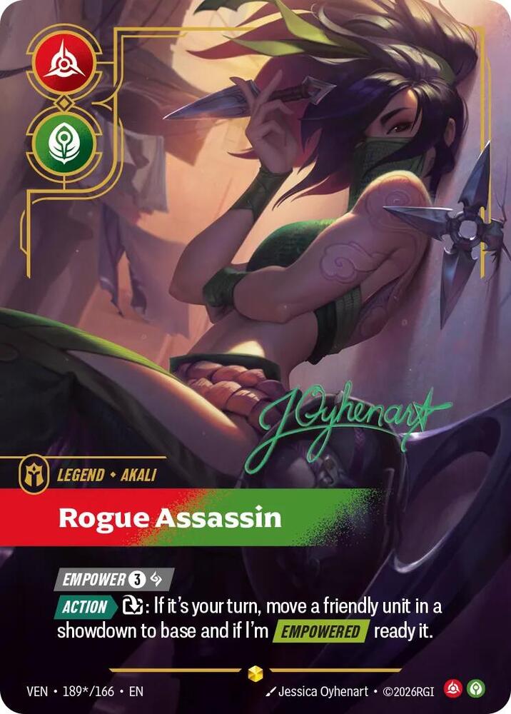 Akali - Rogue Assassin (Signature) (189*/166) [Vendetta] - The Mythic Store | 24h Order Processing