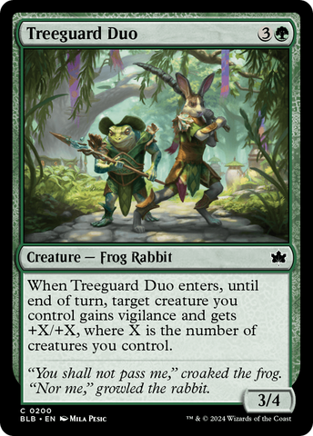 Treeguard Duo [Bloomburrow] - The Mythic Store | 24h Order Processing