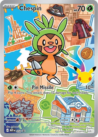 Chespin (058) [Mega Evolution Promo] - The Mythic Store | 24h Order Processing