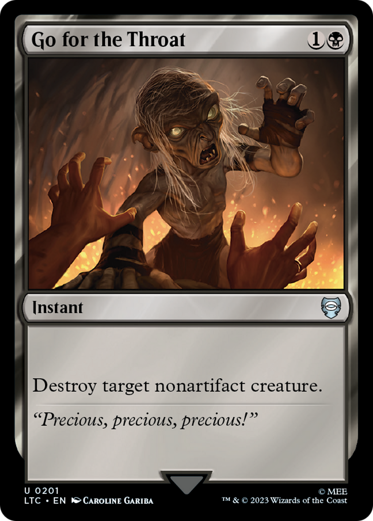 Go for the Throat [The Lord of the Rings: Tales of Middle-Earth Commander] - The Mythic Store | 24h Order Processing