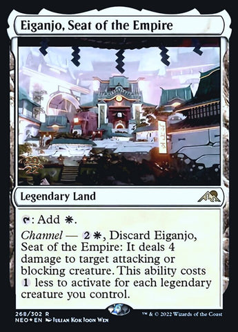 Eiganjo, Seat of the Empire [Kamigawa: Neon Dynasty Prerelease Promos] - The Mythic Store | 24h Order Processing